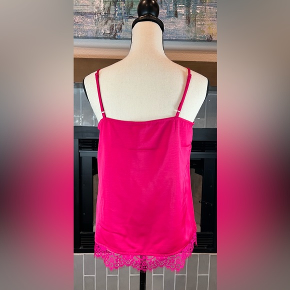 NWT a new day Camisole Fuschia Lace Size Small - Picture 2 of 5